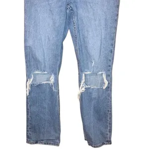 Abercrombie & Fitch Ankle Straight Ultra High Rise Distressed 00/24R #760 thumbnail 5
