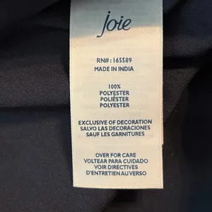 Joie Size M Baltic Floral Print Sleeveless Mini Dress Shift Blue White Floral thumbnail 6
