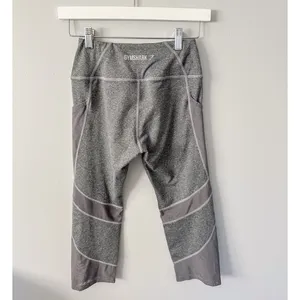 Gymshark Cropped Grey Leggings thumbnail 8