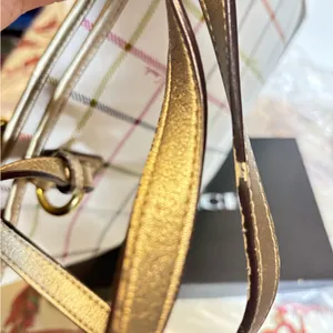 Coach Heritage Tattersall Signature Off White Shoulder Handbag thumbnail 8