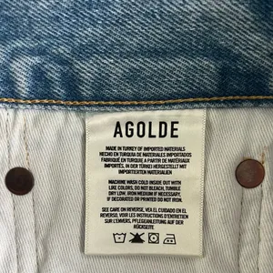 Agolde Parker Vintage Cut Off Light Wash Denim Jean Shorts thumbnail 5