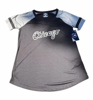 Chicago White Sox Women’s Performance V-Neck Jersey Style Shirt NWT Large thumbnail 1
