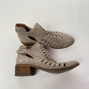Sam Edelman Pierson Woven Cutout‎ Booties in Putty Size 8.5 thumbnail 2
