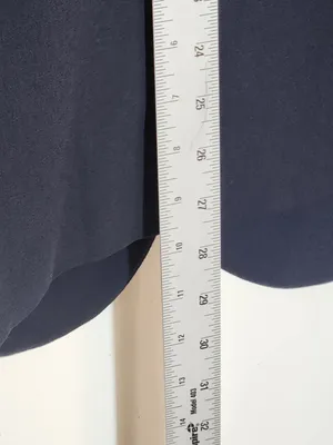 Le Suit Navy Gold Button Blazer with Removable Pocket Square Size 16 NWT thumbnail 8