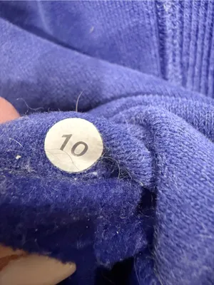 LULULEMON Scuba Hoodie Sweatshirt in Pigment Blue Full Zipper size‎ 10 thumbnail 6