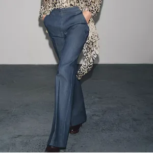 Zara NWT blue pants thumbnail 9