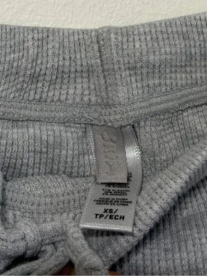 Skims Ribbed Gray Flare Pants Size XS Comfy Lounge thumbnail 3