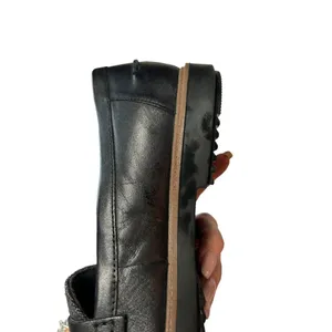Clarks Women’s Raisie Eletta Loafer Black Leather Tweed 10 Soft Cushion thumbnail 7