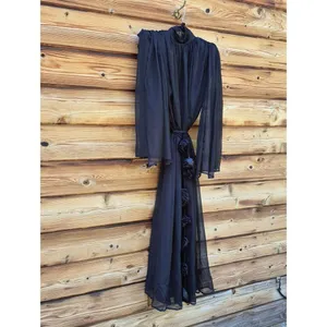 NWT Elliatt Black Long Sleeve Gown Dress Size S thumbnail 6