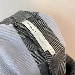 The Group by Babaton Aritzia Jimmy Pull On Flannel Pant Gray Plaid M thumbnail 6