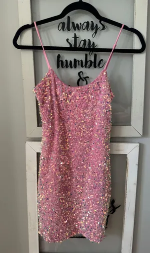 Iridescent Sequin Bodycon Dress thumbnail 1