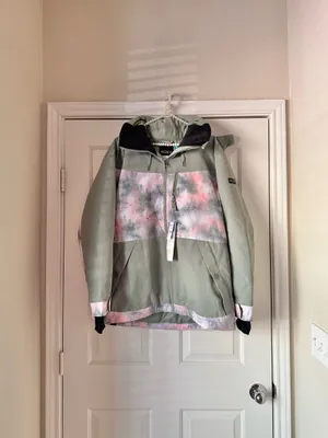 Roxy Presence Parka Jacket in Sea Pine Mystery Fog thumbnail 2