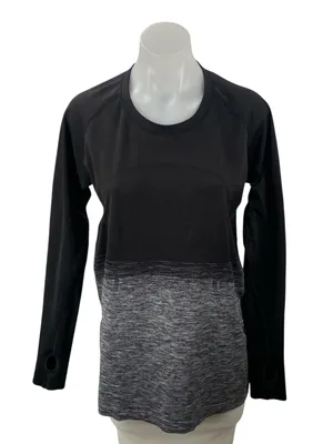 Lululemon Swiftly Tech Ombre Yoga Athletic Activewear Long Sleeve Shirt Top 12/L thumbnail 1