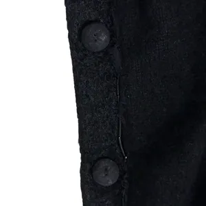 Vince‎ Womens Size Small 100% Cashmere Sweater Cardigan Black Beads Pockets thumbnail 6