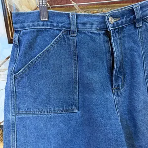 Vintage Too Hot Y2K Denim Utility Shorts High Rise Blue Size 12💛🍄 thumbnail 4