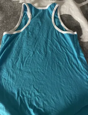 Victoria Secret Pink Sleeveless Shirt Blue Medium thumbnail 2