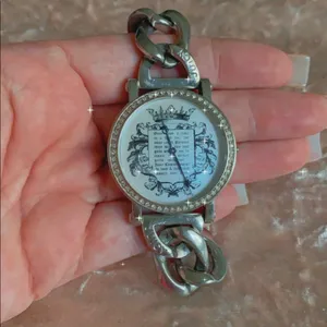 🍒JUICY COUTURE Stainless Steel silver watch thumbnail 3