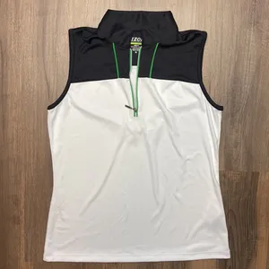 IZOD Women's White Quarter Zip Sleeveless Golf Tennis Top Size Medium NWOT thumbnail 12