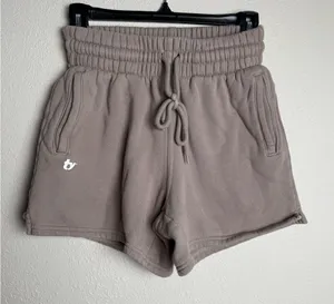 Aritzia Thirty Years Women Size XS Brown‎ High Waited Sweat Shorts thumbnail 1