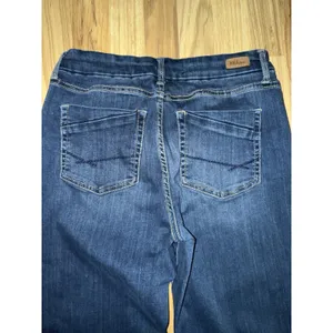 Buckle Jeans Womens 27 X 31.5 Gabby‎ High Rise Skinny Distressed Denim Boho Raw Hem thumbnail 5