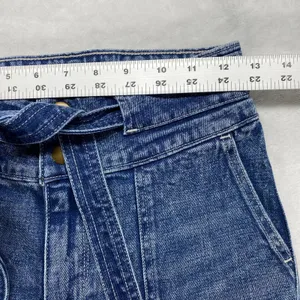 Abercrombie & Fitch Ultra High Rise Straight‎ Jeans Belted Size 27/4R thumbnail 2