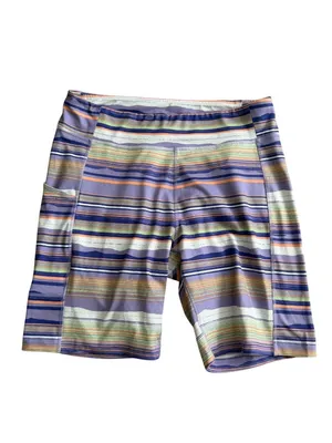 COLUMBIA Women’s Striped Bike Shorts Size XL thumbnail 6