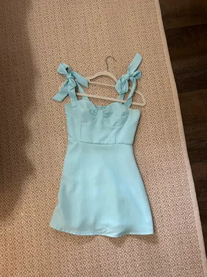 Lucy in the Sky Mini Dress Aqua thumbnail 2