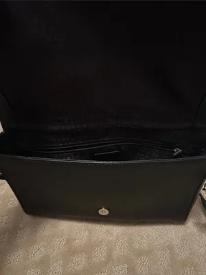 kate spade Black Leather Crossbody with Gold-Tone Accents thumbnail 5