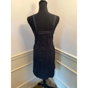 Vintage Y2K April Why Not Navy & White Pinstripe Mini Dress Indie Sleaze Summer thumbnail 6