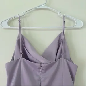 Urban Outfitters Light Before Dark Mallory Cowl Lavender Slip Mini Dress Size M thumbnail 10