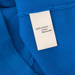 NEVE Quarter Zip Ski Sweater Blue White Striped Black Cuffs 100% Cotton X-Large thumbnail 11