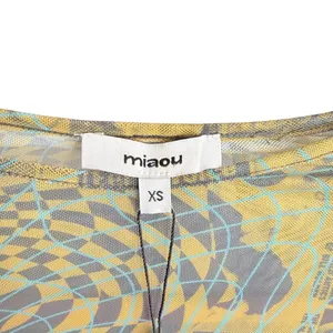 MIAOU Long Sleeve Tee in Wanted Size XS Grunge Streetwear Sheer Magazine‎ Print thumbnail 11