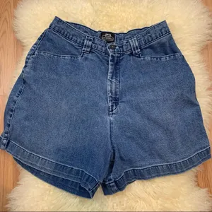 Vintage Lee Casuals super high waist denim shorts thumbnail 1