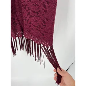 Lush Clothing NwT cocktail Lace‎ & Fringe Dress Small wedding party flapper costume thumbnail 9