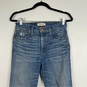 Madewell High‎ Rise Skinny Distressed Jeans thumbnail 4