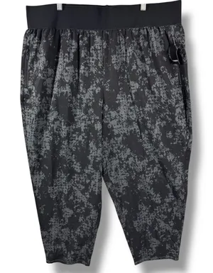 NWT Torrid Happy Camper Abstract Black Gray Print Pants 3X thumbnail 1