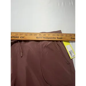 All in Motion Stretch Woven Scrub Pants Women XXL Long Brown Mauve High Rise thumbnail 7