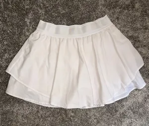 Women's White Layered Tennis Skirt thumbnail 1