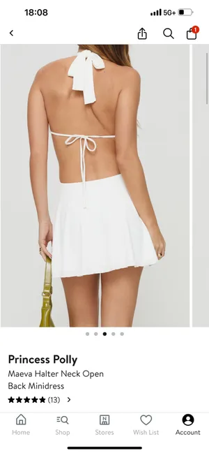 Princess Polly Dress White Mini thumbnail 3