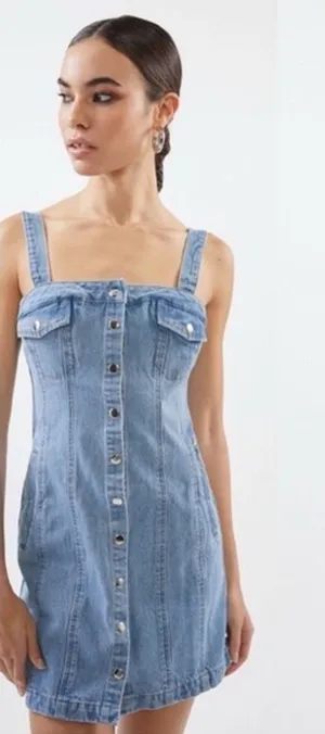 Urban Outfitters BDG Denim Mini Dress thumbnail 1