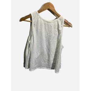 Z by Zella Tank Top Women Medium White Open Back Mesh Athletic Yoga Gym‎ Workout thumbnail 2