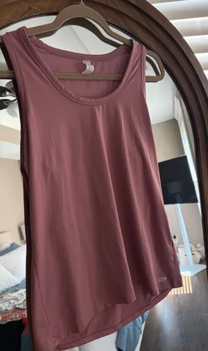 Pink running tank top thumbnail 1