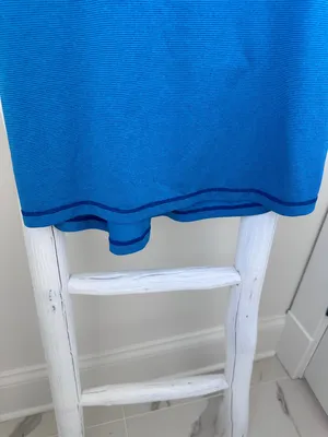 Zella Bright Blue Performance Racerback Tank Top Size Large thumbnail 6