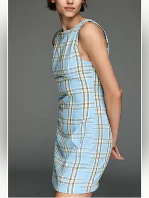 Anthropologie Maeve Percie Plaid Mini Dress thumbnail 2