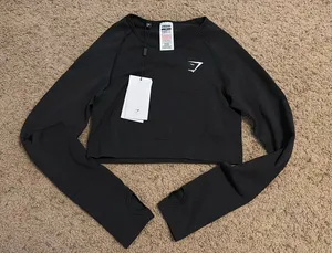Gym Shark Vital Seamless Longsleeve Crop Top thumbnail 1