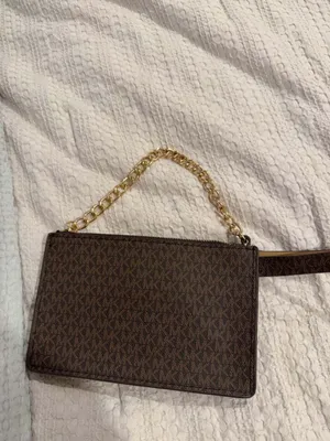 Michael Kors Signature Logo Belt Bag with Chain Detail thumbnail 3