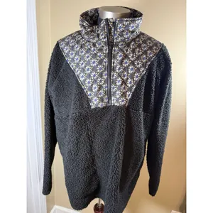 Vera Bradley Venetian flowers Teddy Fleece Pullover XL MSRP $89 thumbnail 2