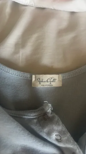 John Galt Blue Button Up Tank  thumbnail 2