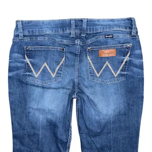 Wrangler Women’s Retro Mae Bootcut Jeans Sz 15 x 32 Mid Rise Stretch Blue Denim thumbnail 5