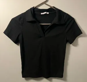 Source Unknown Black Crop Top thumbnail 1